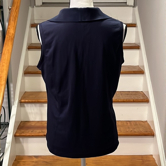 Adidas Solid Sleeveless Polo Shirt - Picture 4 of 6